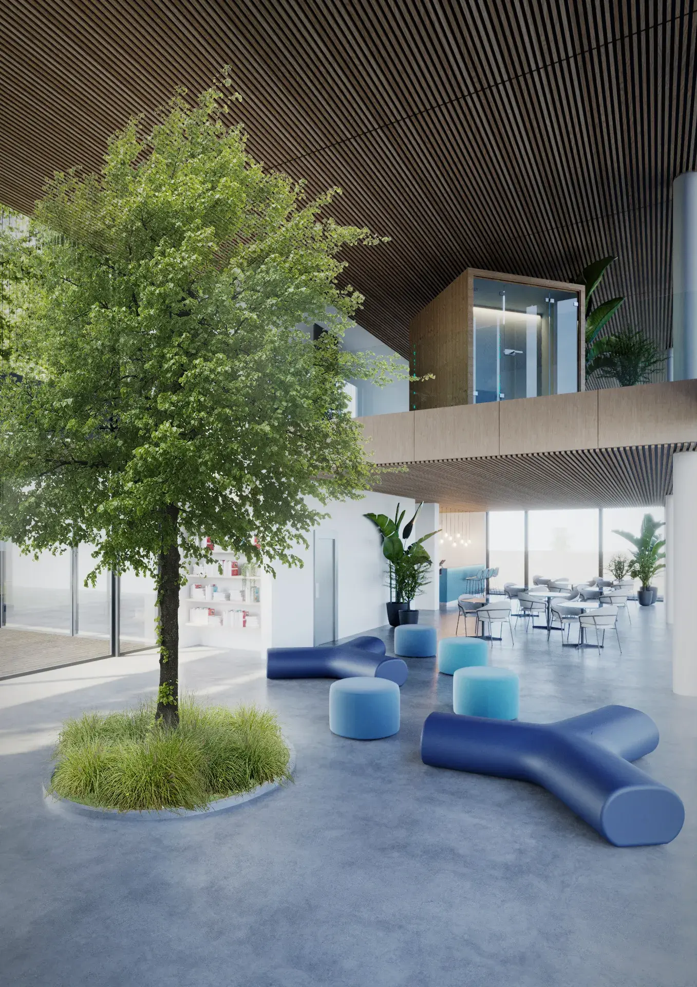 Render interno Ex Colonia Paradies